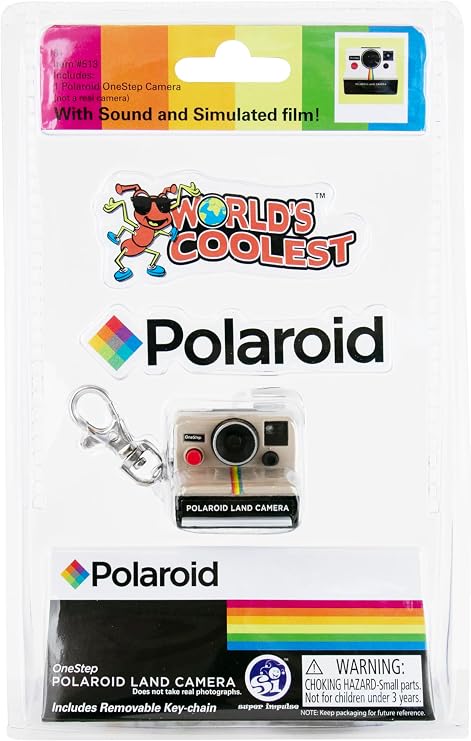 World's Smallest Polaroid Camera Keychain