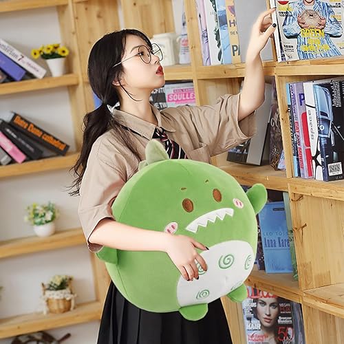 Miniatura 5 de ARELUX Suave almohada de peluche de animé de dinosaurio, lindo juguete de peluche de dinosaurio de peluche, decoración de habitación, decoración de