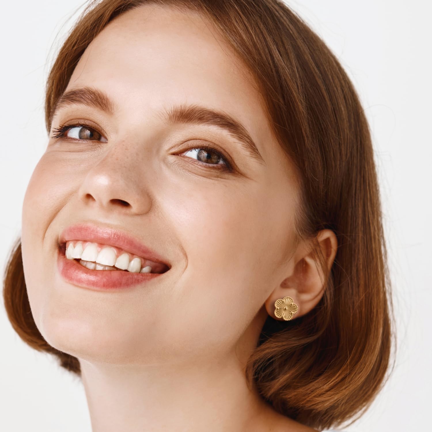 Clover Necklace Pendant Earring Bracelet Set | Designer Necklace Earring Bracelet Jewelry Set | Lovely Gift