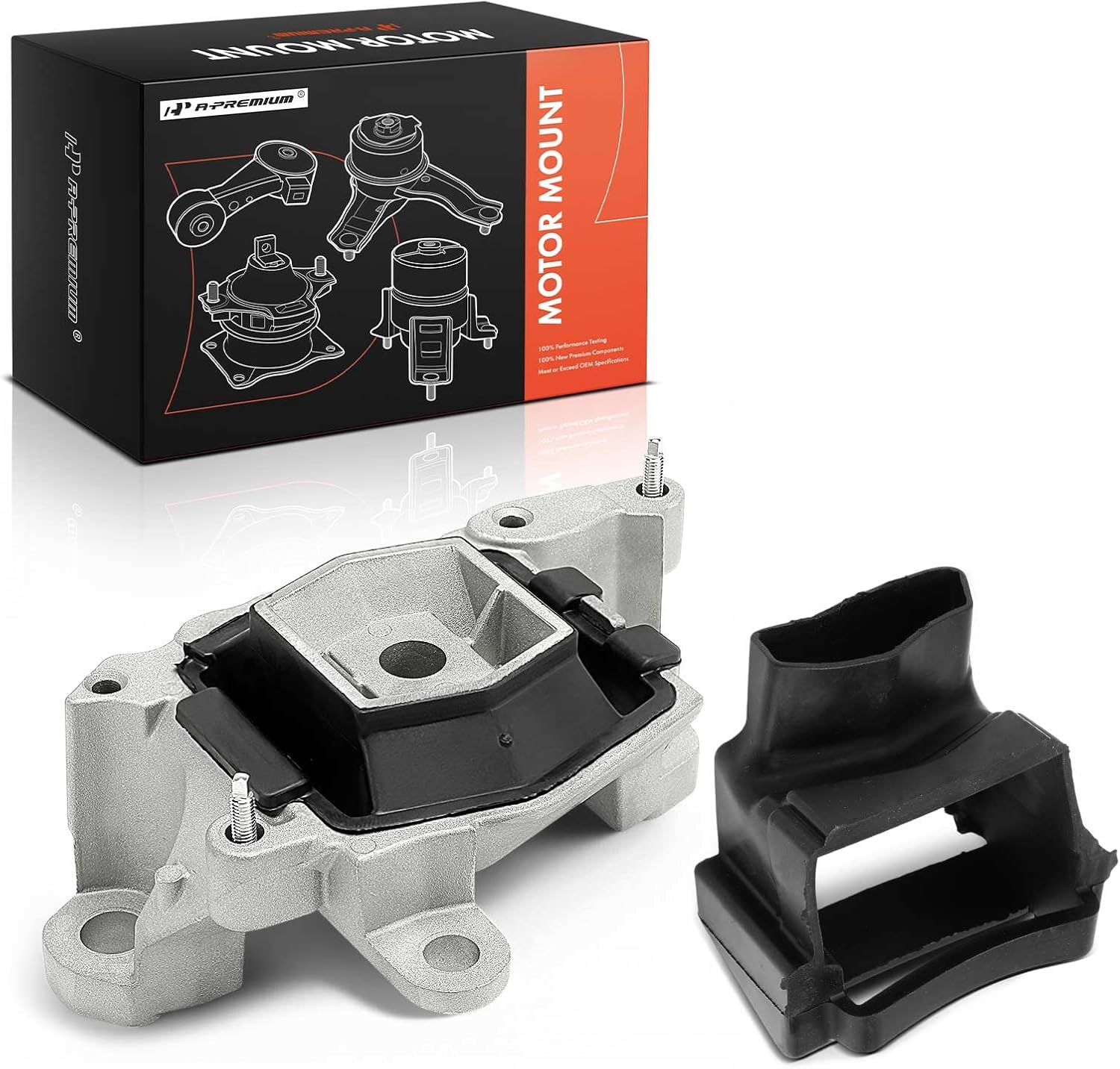 A-Premium Upper Transmission Mount Compatible with Ford Fusion 2013-2020, SSV Plug-in Hybrid 2019-2020 & Lincoln MKZ 2013-2020, 2.0L, Automatic Transmission