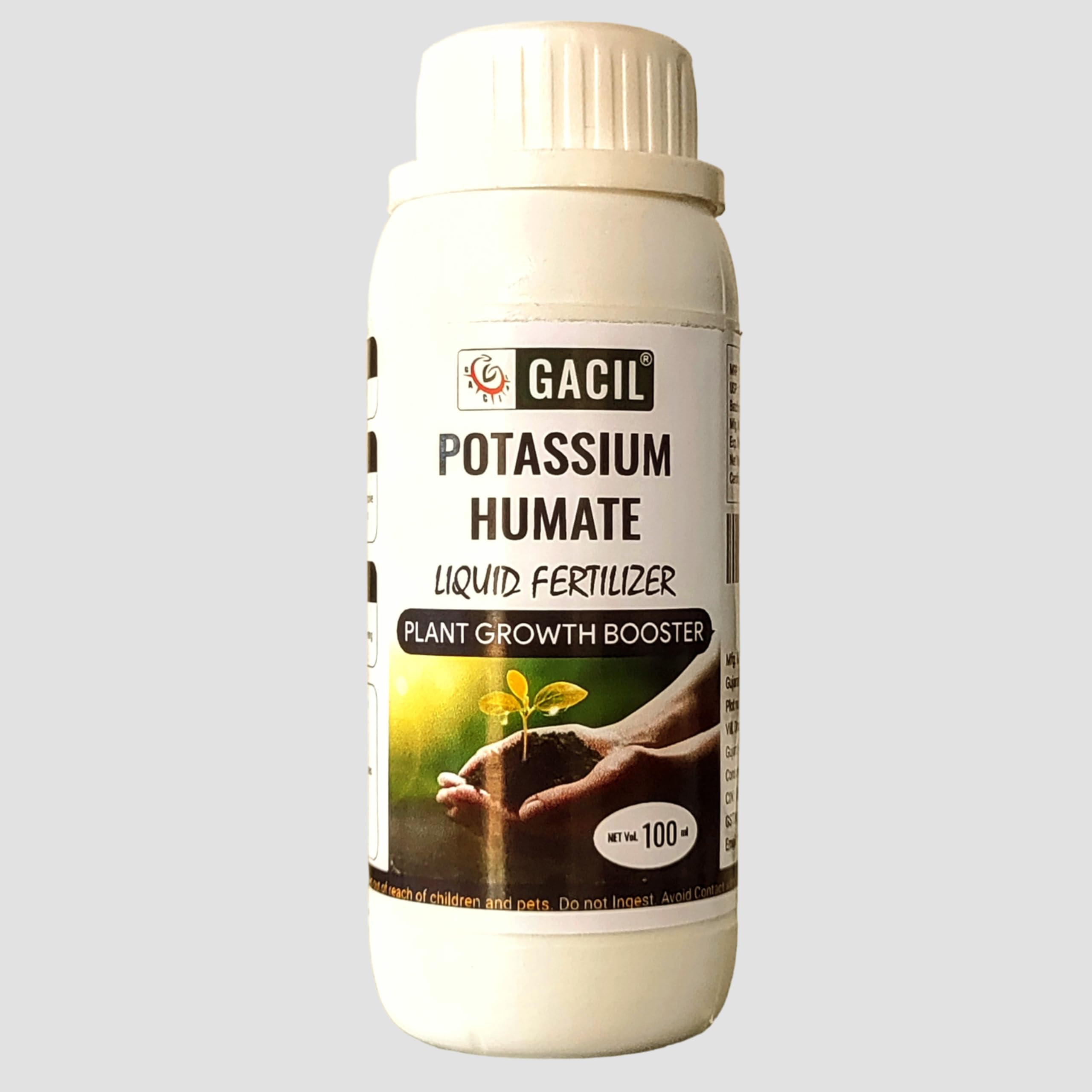 GACIL® Potassium Humate Organic Liquid Fertilizer Natural Growth Promoter For Garden Plants & Agriculture Crops 100 ml (B0B3F63H37) Amazon Price History, Amazon Price Tracker
