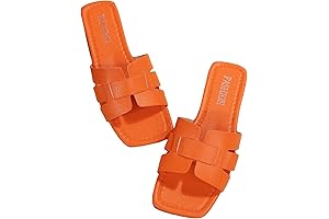 Women's Embossed Cross-Strap Slide Sandals