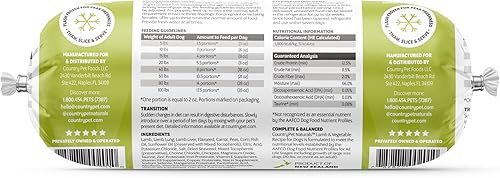 Miniatura 2 de CountryPet Naturals Receta de cordero y verduras  Rollos de comida congelada para perros de Nueva Zelanda de primera calidad  Criado en pasto, de