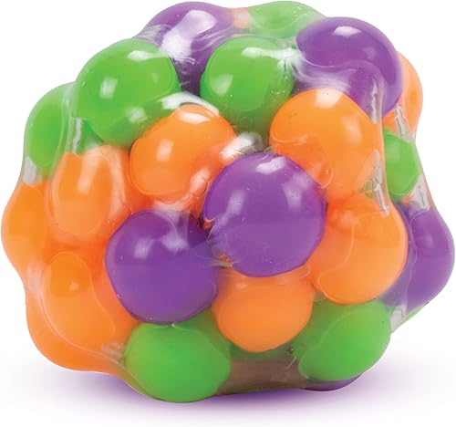 Miniatura 4 de Bola de estrés de molécula gigante aplasta, estira y aprieta este orbe gigante lleno de esferas cubiertas de Google