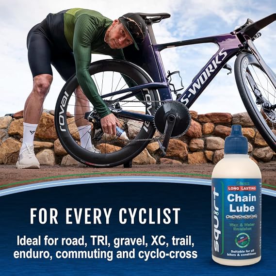 Squirt Chain Lube for Bikes 500ml & Bike Cleaner 30ml Super Concentrate Sachets (Pack of 10) Bundle - All Weather Bike Chain Lube - Bike Chain Cleaner