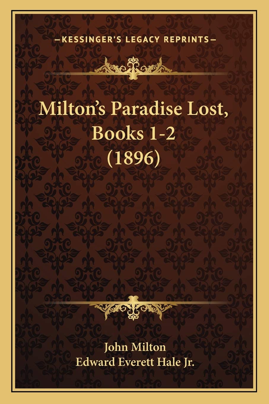 Milton's Paradise Lost, Books 1-2 (1896)
