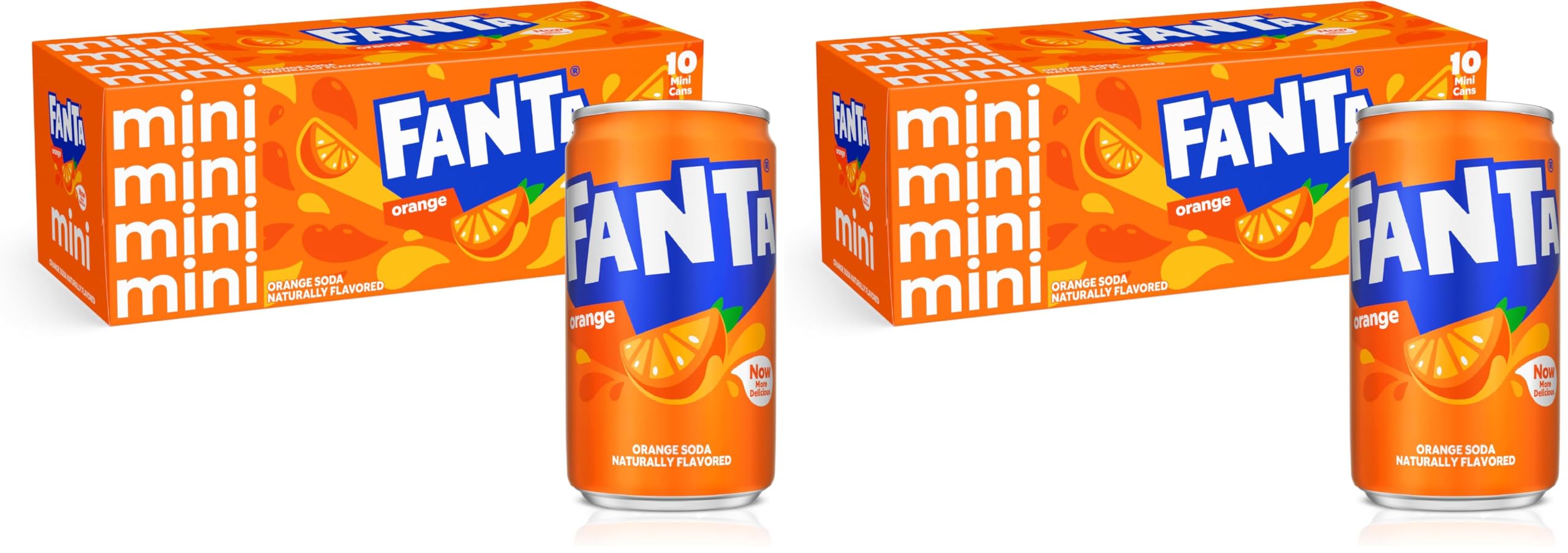 Orange Soda Fruit Flavored Soft Drink, 7.5 fl oz, 20 Pack