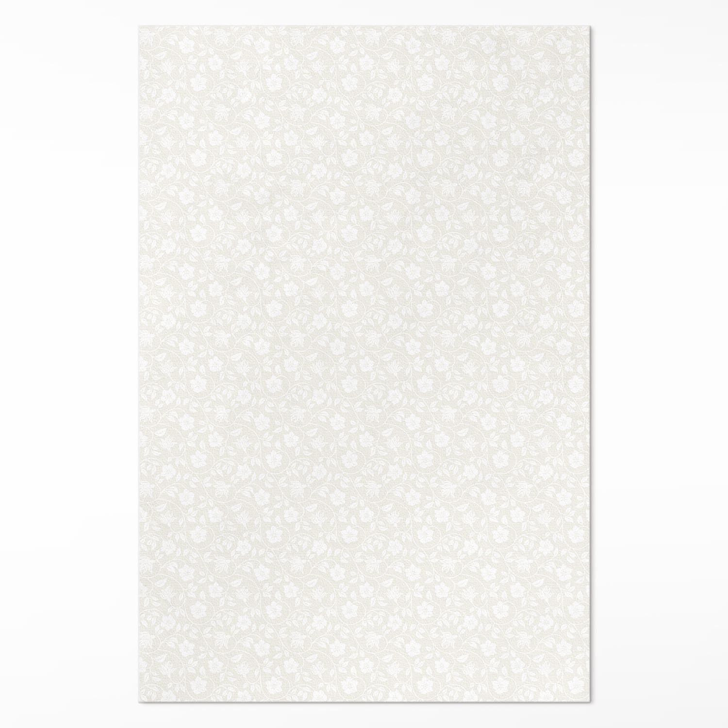 Tapis en vinyle de cuisine résistant pour un salon chaleureux et fleuri