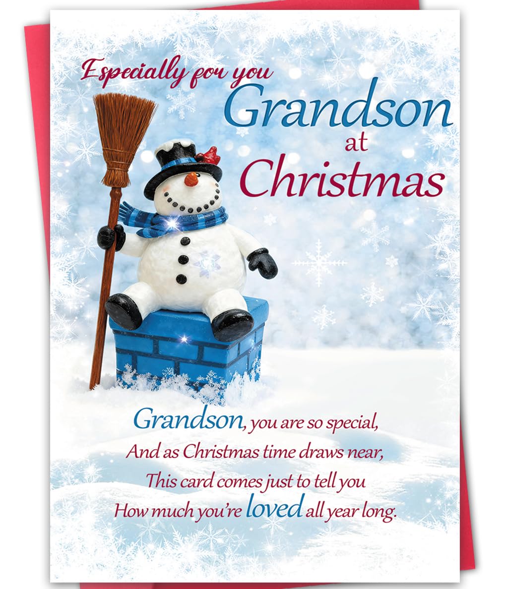 Nostalgic MERRY CHRISTMAS Card, Christmas Tree By Paramount Cards Envelope-377338