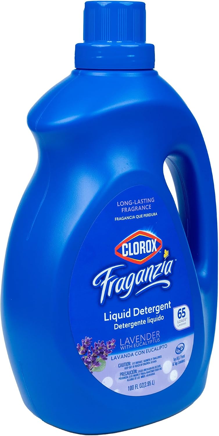 Clorox Fraganzia Liquid Laundry Detergent, Lavender Scent, 100 Fl Oz image 5