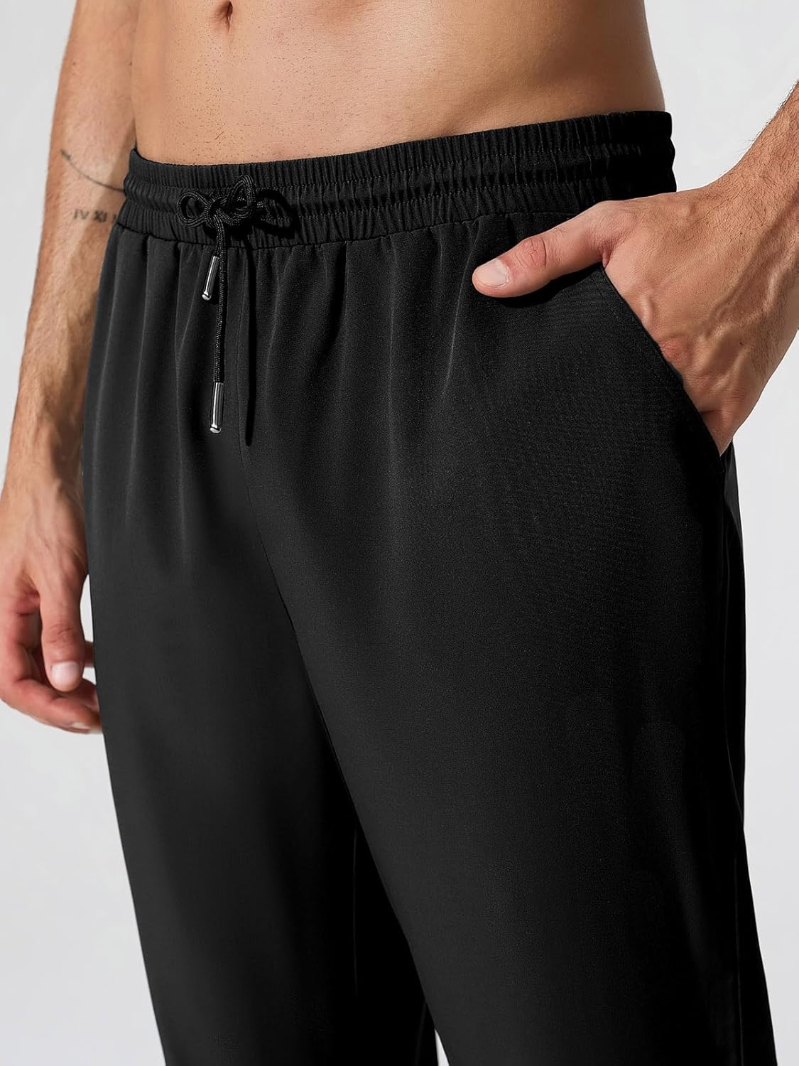 BRXL Men's Running Sweatpants Lightweight Workout Joggers Athletic Gym Jogging Track Casual with Zipper Pockets - Image 2