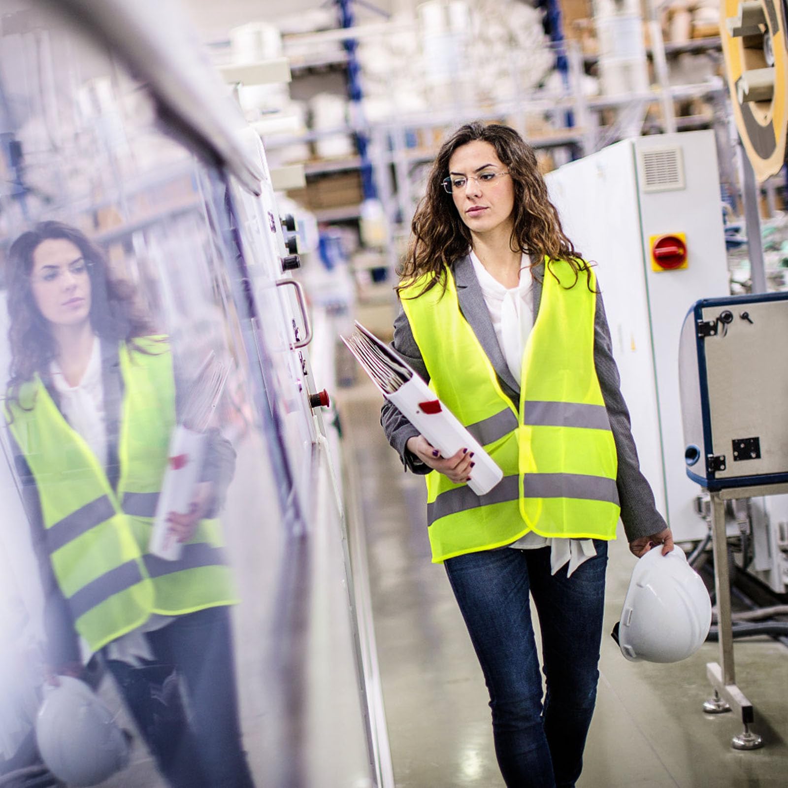 40 Gilets de Sécurité Réfléchissants Jaune Fluo, Taille Universelle | Gilets Haute Visibilité Unisexes pour Conducteurs, Automobile, Travaux, Chantier, Vélo, Moto et Activités Extérieures