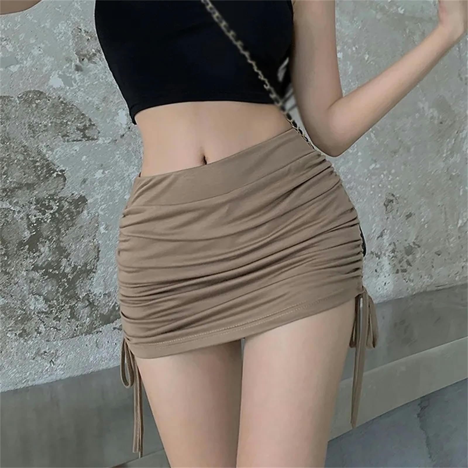 Gonna Lunga Donna Estate Gonna Corsettolo Donno da Donna Slim Design Feel di Design Avvolto Gonna Corta