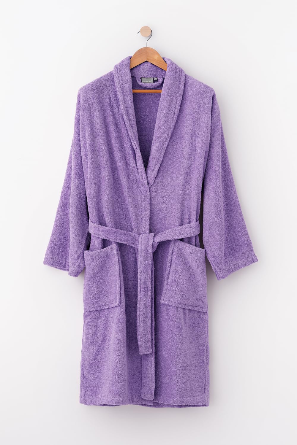 Peignoir AlexandreHouse 100% coton de qualité supérieure lila XL