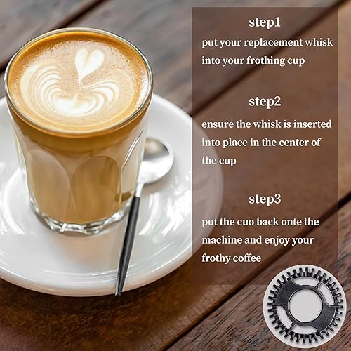 Miniatura 5 de Piezas de repuesto para batidor espumador compatibles con Keurig K-Café y K-Café edición especial de café con leche y capuchino