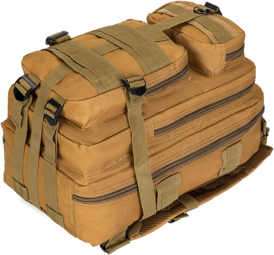 Tactical First Aid Bag MOLLE EMT IFAK Backpack Trauma First Aid Responder Medical Utility Rucksack Emergency (Tan)
