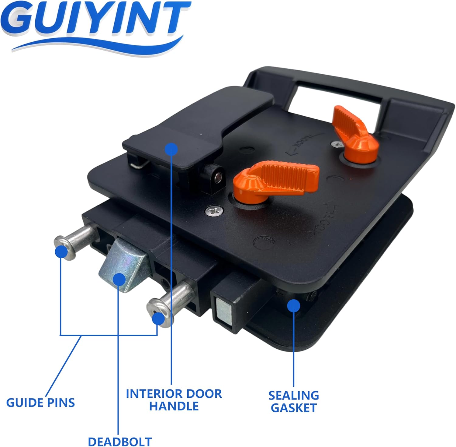 Class C RV Door Lock Replacement Kit - All-Metal Mechanical RV Camper Door Locks, Fits 3.5"x4.5" Hole | Direct Upgrade & Replacement for Many OEM Locks with 4 High-Security Keys
