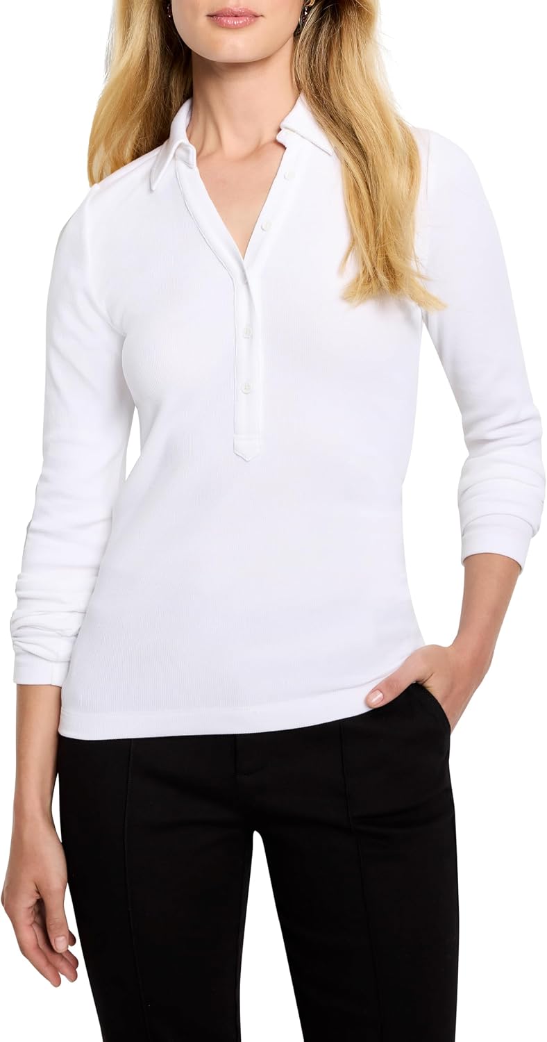 NIC+ZOE Perfect Knit Rib Polo