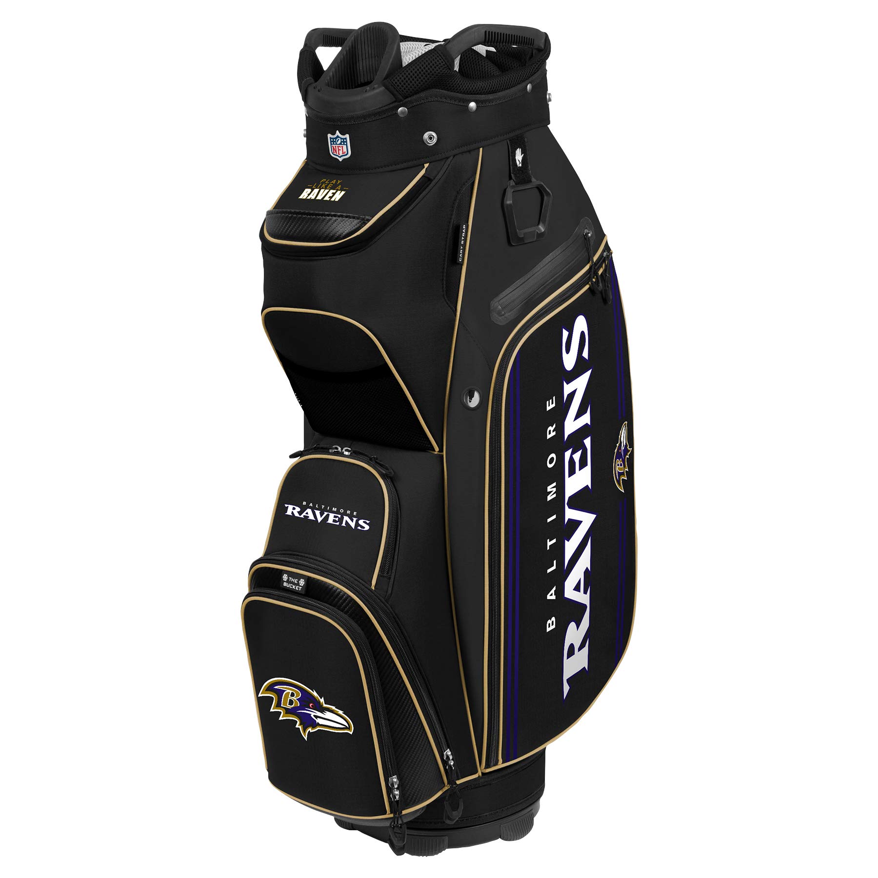 Baltimore Ravens Bucket III Cooler Cart Golf Bag