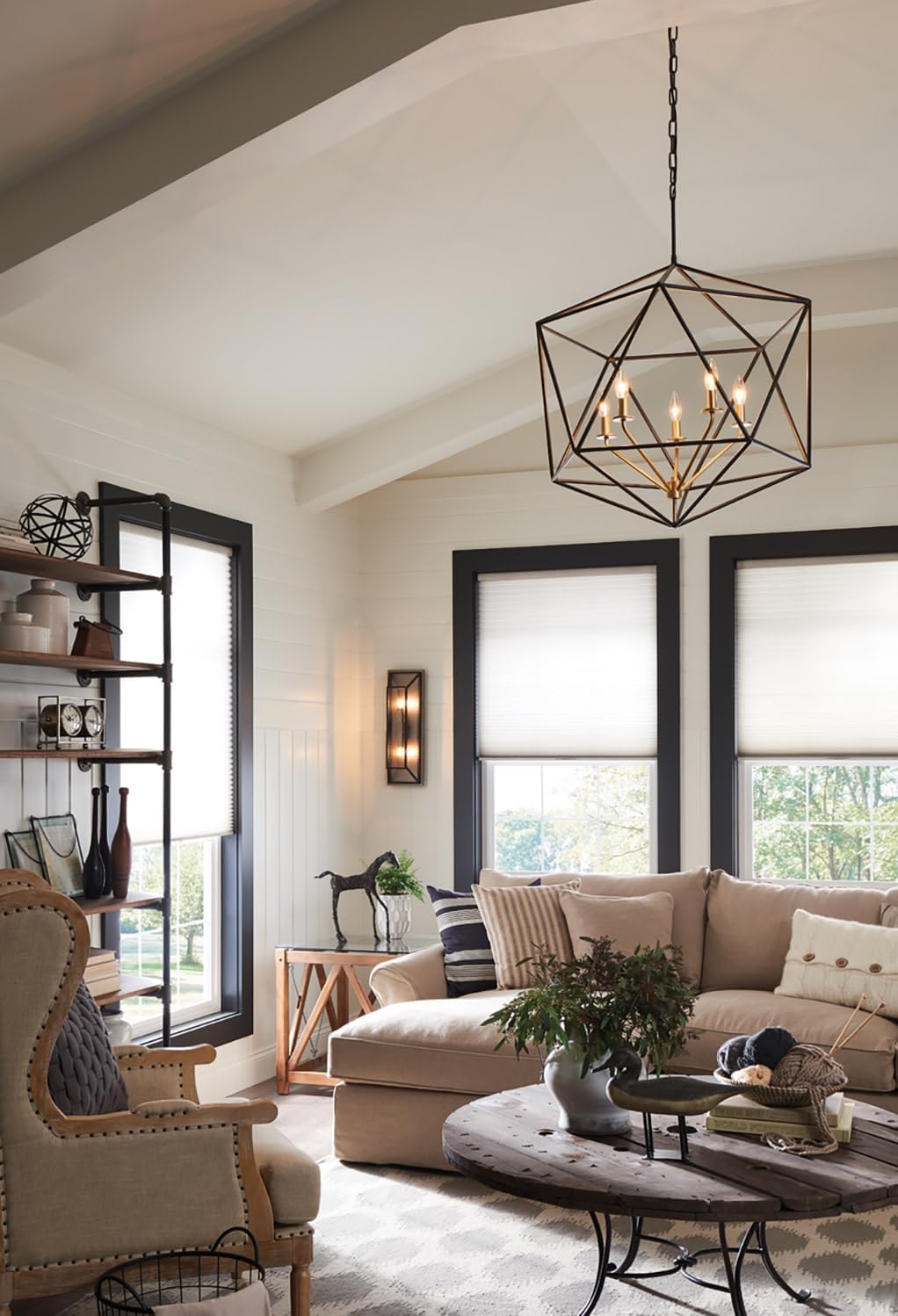 Hinkley Fulton Contemporary Modern Two Light Wall Sconce, Aged Zinc