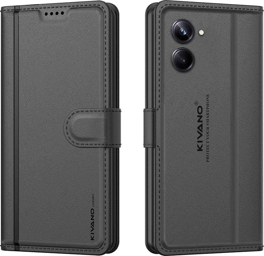 KIVANO LUXE® Compatible with Realme 10 Pro 5G Artisanal Leather Wallet Case with Card Holder for Men Women, Magnetic Flip Folio Cover with Stand RFID Blocking Cell Phone Case (B0CB4NZT3L) Amazon Price History, Amazon Price Tracker