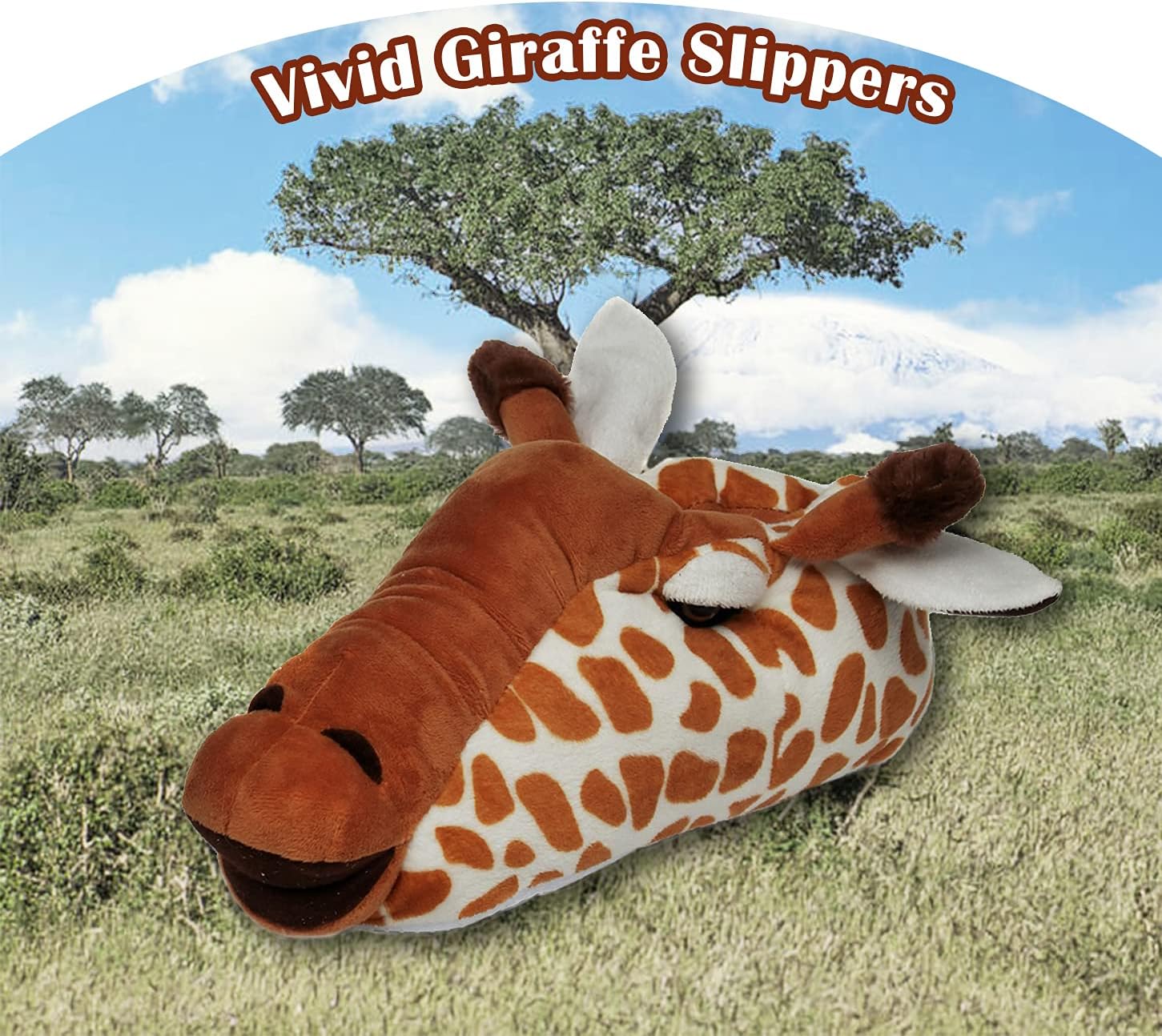 Onmygogo Fuzzy Winter Animal Slippers for Men and Women - Image 3