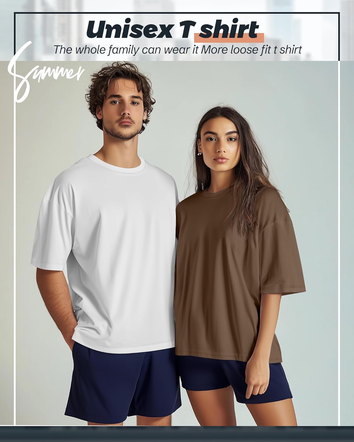 Ficerd 3 Pack Men's Big and Tall Shirts Short Sleeve Cotton Tee Crew Neck Basic Casual Top Loose Fit Summer T Shirts - Image 2