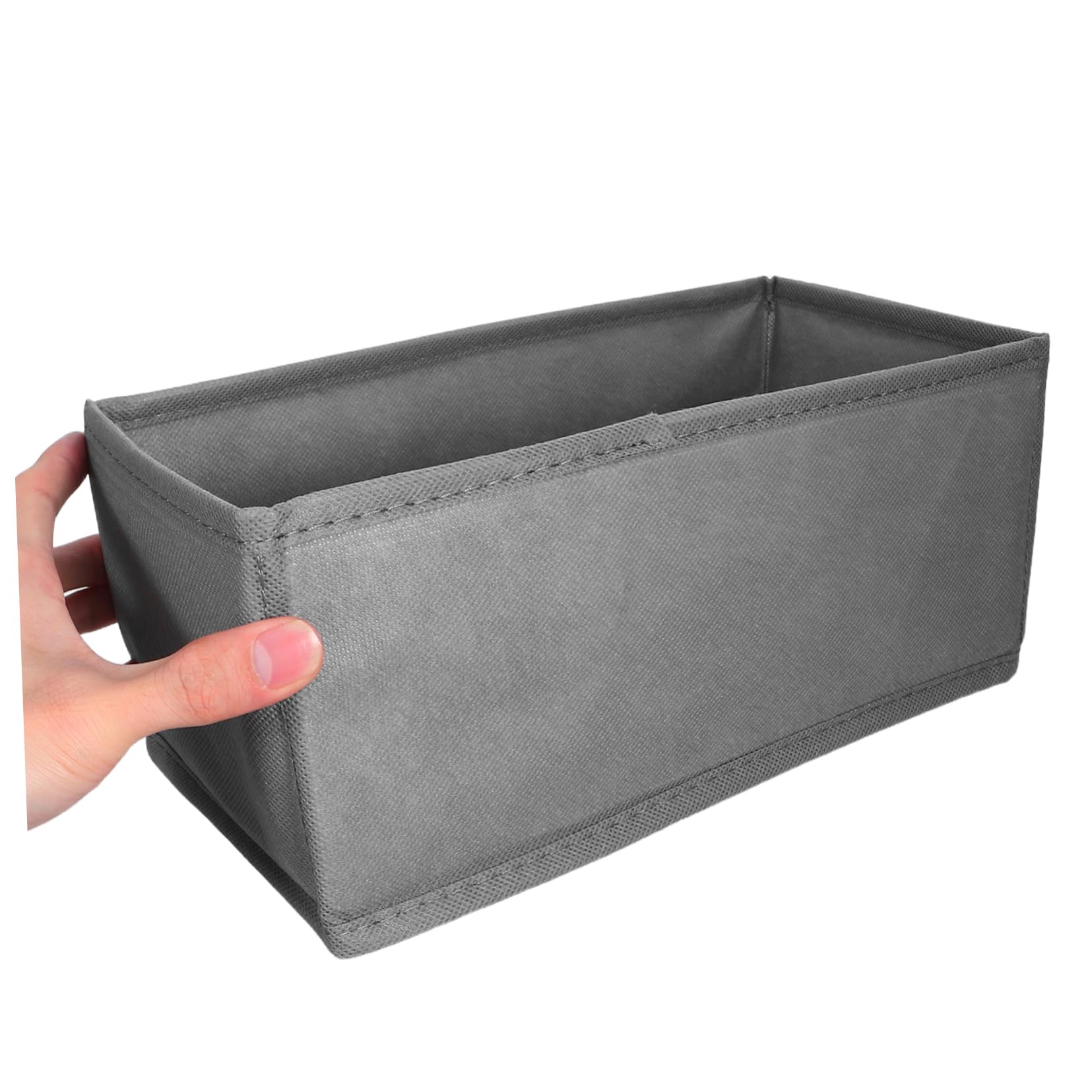 OUNONA Organizador de Cajones para Calcetines 6 Piezas Gris