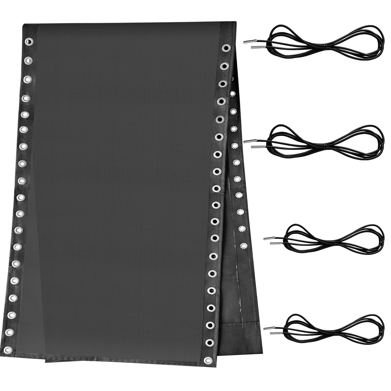 Tela de repuesto para silla de gravedad cero con kits de cable, 23.6 pulgadas de ancho x 63 pulgadas de largo, paño de reparación con cuerda elástica de repuesto para sillas antigravedad