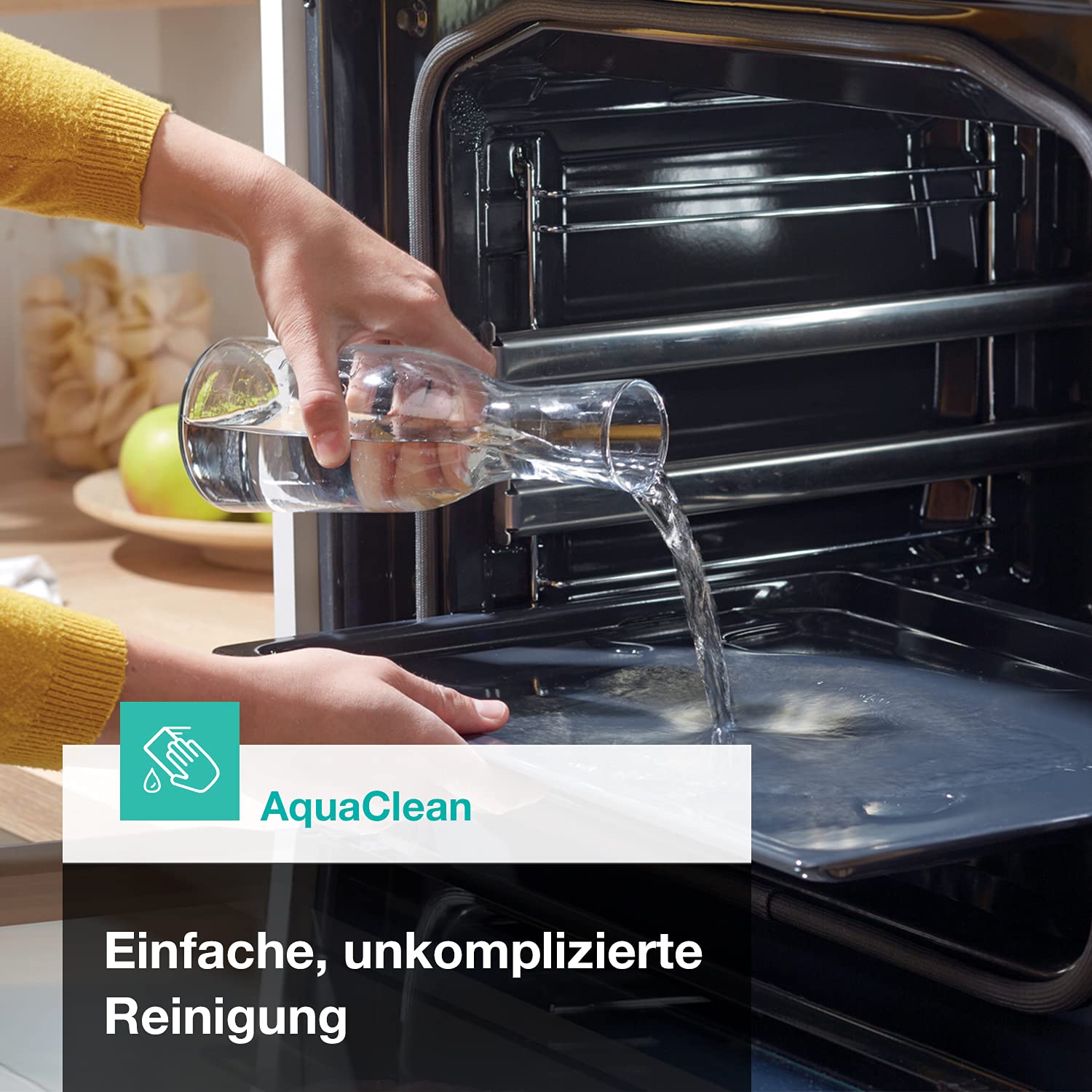 Gorenje Einbauherd-Set Heißluft 77L Glaskeramik-Kochfeld Inox ExtraSteam GentleClose EcoClean AirFry PizzaMode PerfectGrill Teleskopauszüge