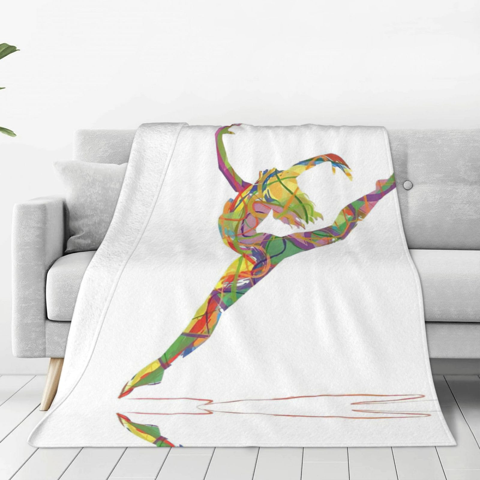 Couverture polaire anti froid en velours Dancer literie chaude d'hiver