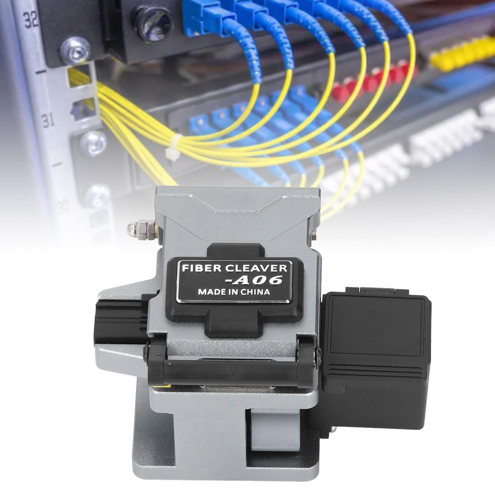 YWBL-WH Kit de Herramienta de Cuchilla de Fibra Precision Mecaned Cutter para Corte de Fibra óptica Adecuada para Evitar el Diseño de Goma Elástica para la Configuración de la óptica