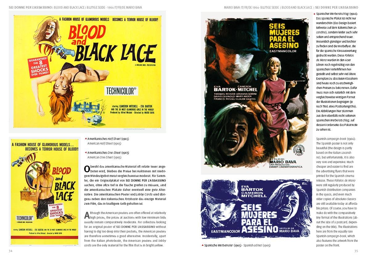 GIALLO MOVIE POSTERS Volume 1: 1961 - 1969