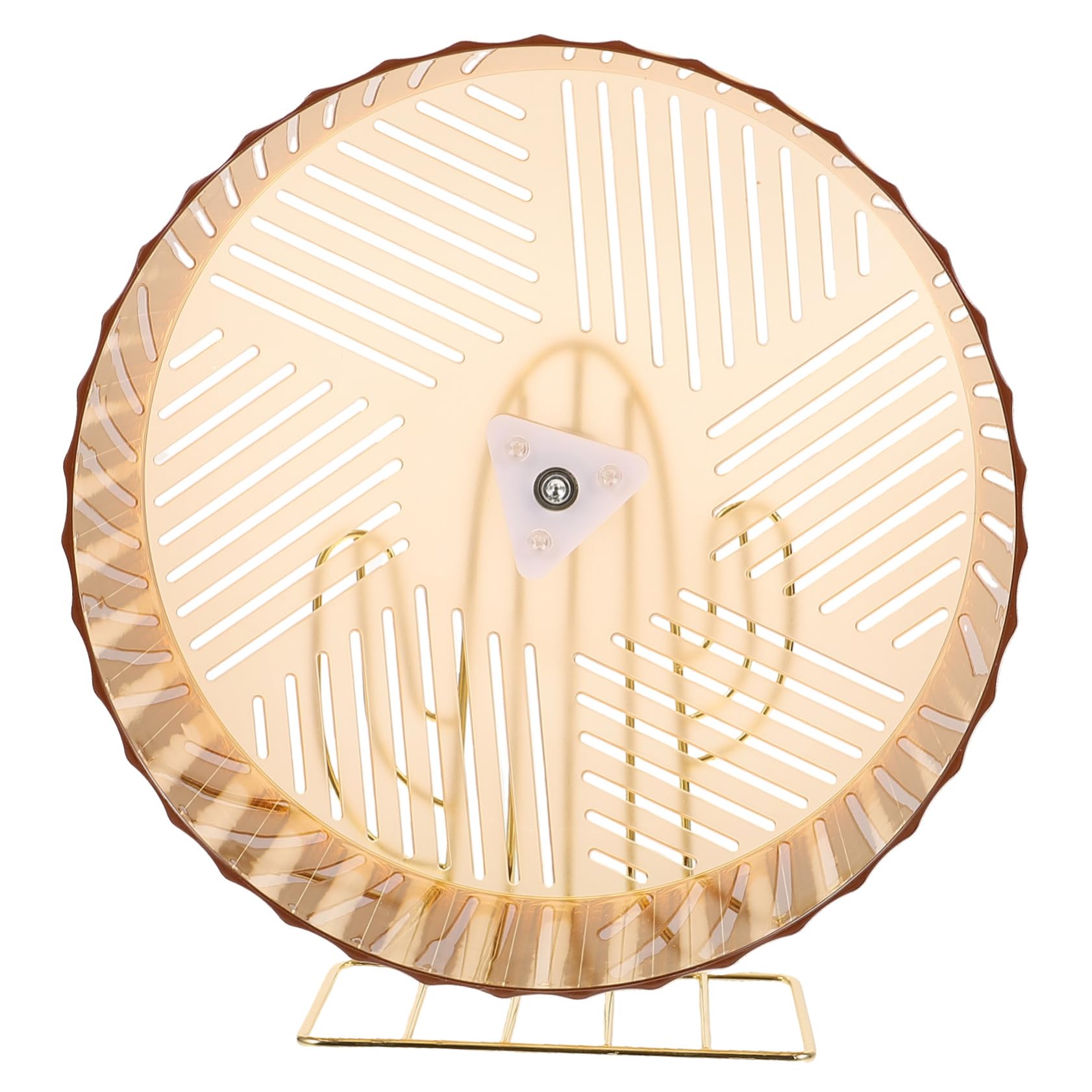 Roue Silencieuse pour Hamster Roue à Hérisson Stable Base Antidérapante pour Exercice Animal de Compagnie
