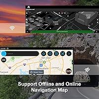 Vista 7 de Dasaita 12.3" para BMW X5 X6 E70 E71 2011 2012 2013 CIC System Android Car Stereo Wireless CarplayWired Android Auto Touch Screen Radio 1920 X 720