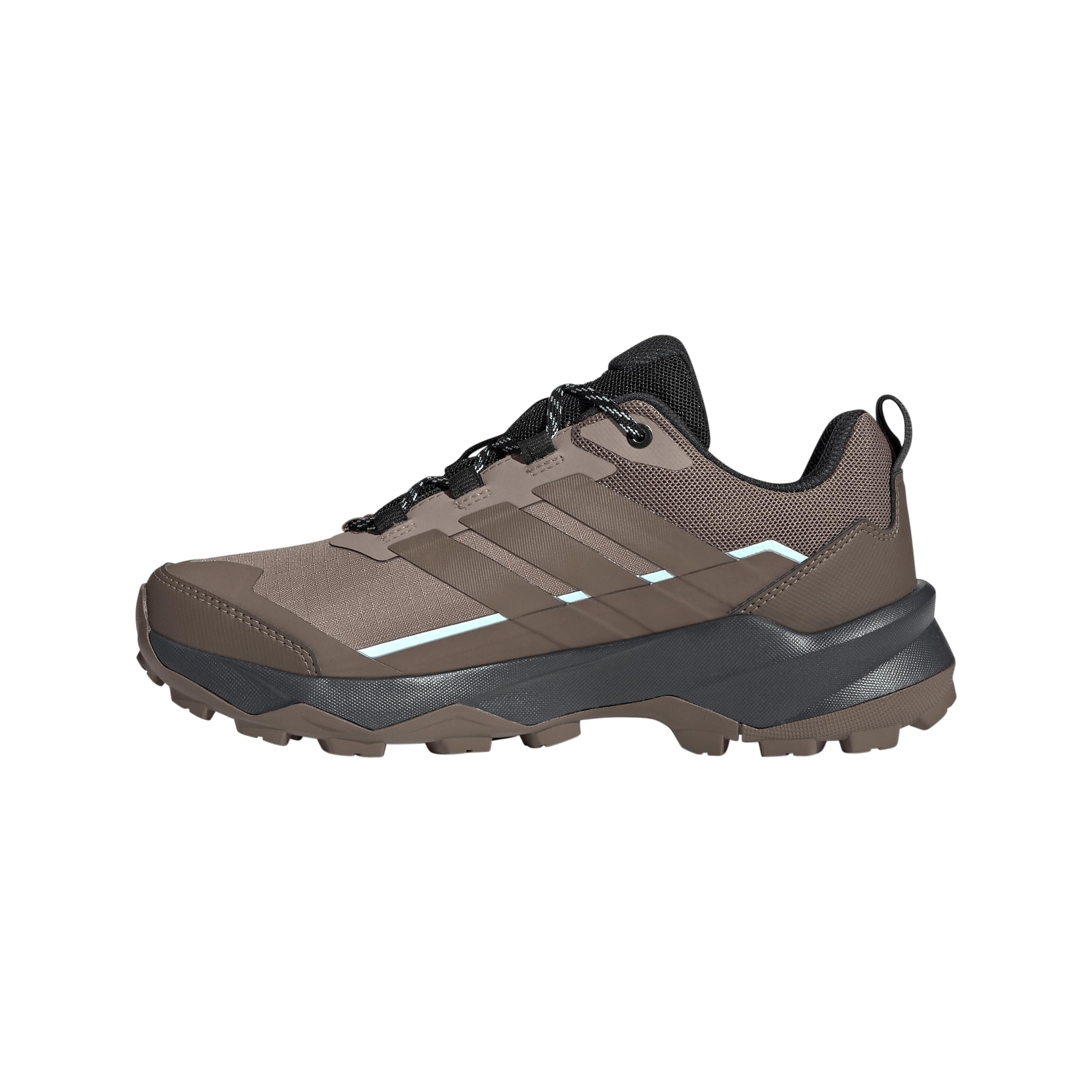 adidas Women's Terrex Skychaser AX5 Gore-TEX Hiking Shoes, Trace Brown/Earth Strata/Semi Impact Orange, 8 UK
