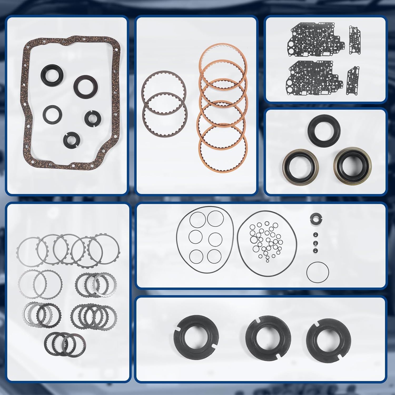 4F27E FN4AEL 4 Speed Transmission Master Rebuild Kit Fits for 2005-2018 Focus 2.0L, Fits for 2001-2003 Protege 2.0L, Replace OE 4F27E FN4AEL