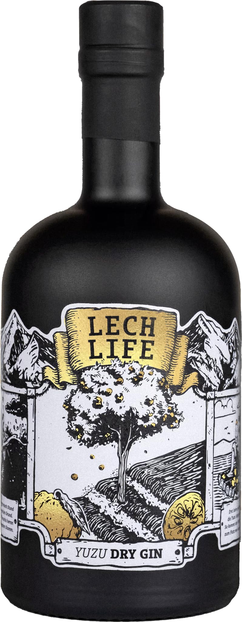 Lech Life Gin 0,5L | erfrischender Gin mit Geschmack von Yuzu, Limette, Ingwer, Kardamon und weiteren ausgesuchten Botanicals.
