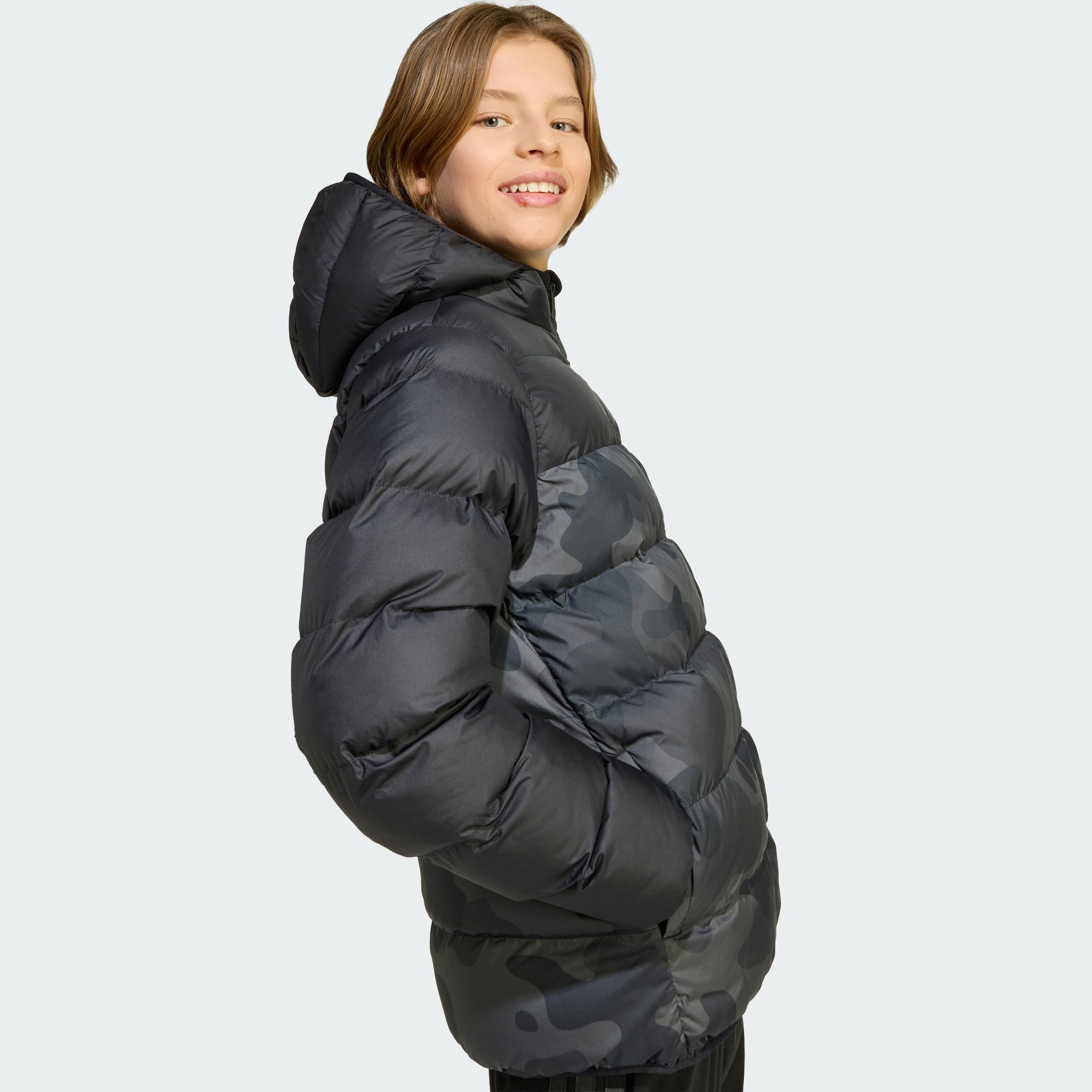 adidas Unisex Kids Synthetic Down Allover Print Jacke Kinder