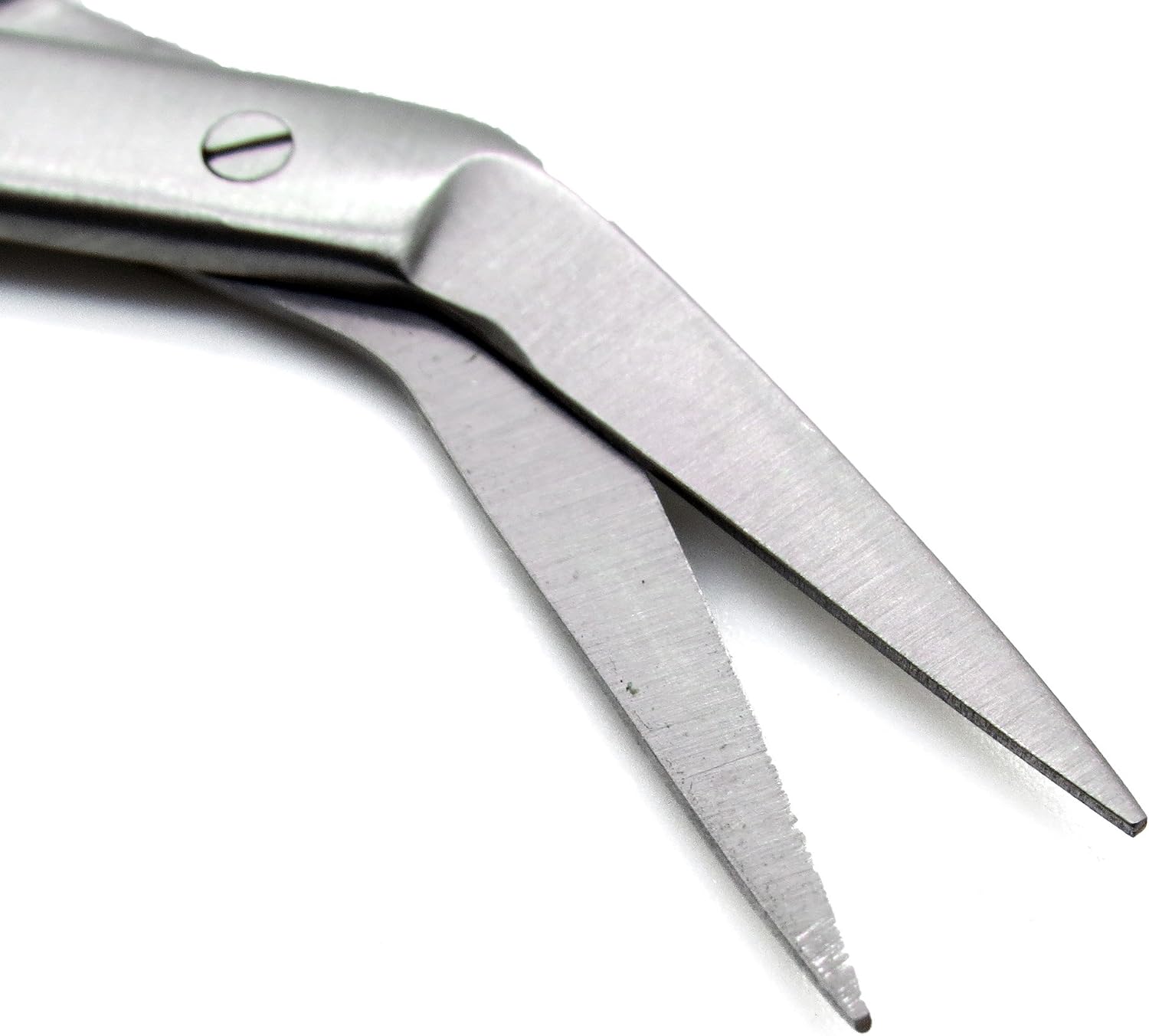 10× Dental Micro Iris Scissors Angled 4.5" Sharp/Sharp Premium Instruments