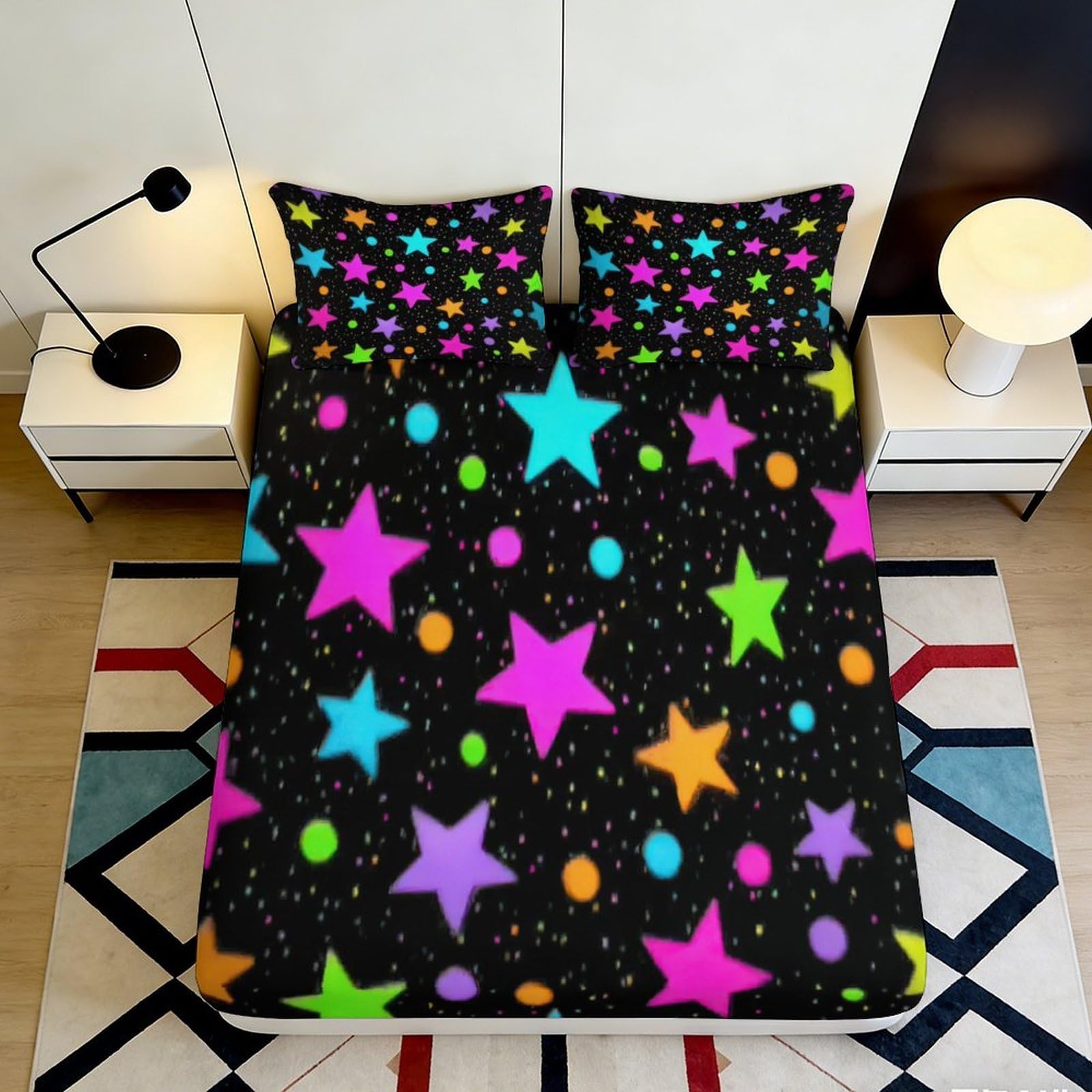3D Printed Farm Life Pattern Fitted Sheet Microfiber Deep Pocket Non-Slip Farm Animal Mattress Fitted Cover Bedding 120x200x25cm