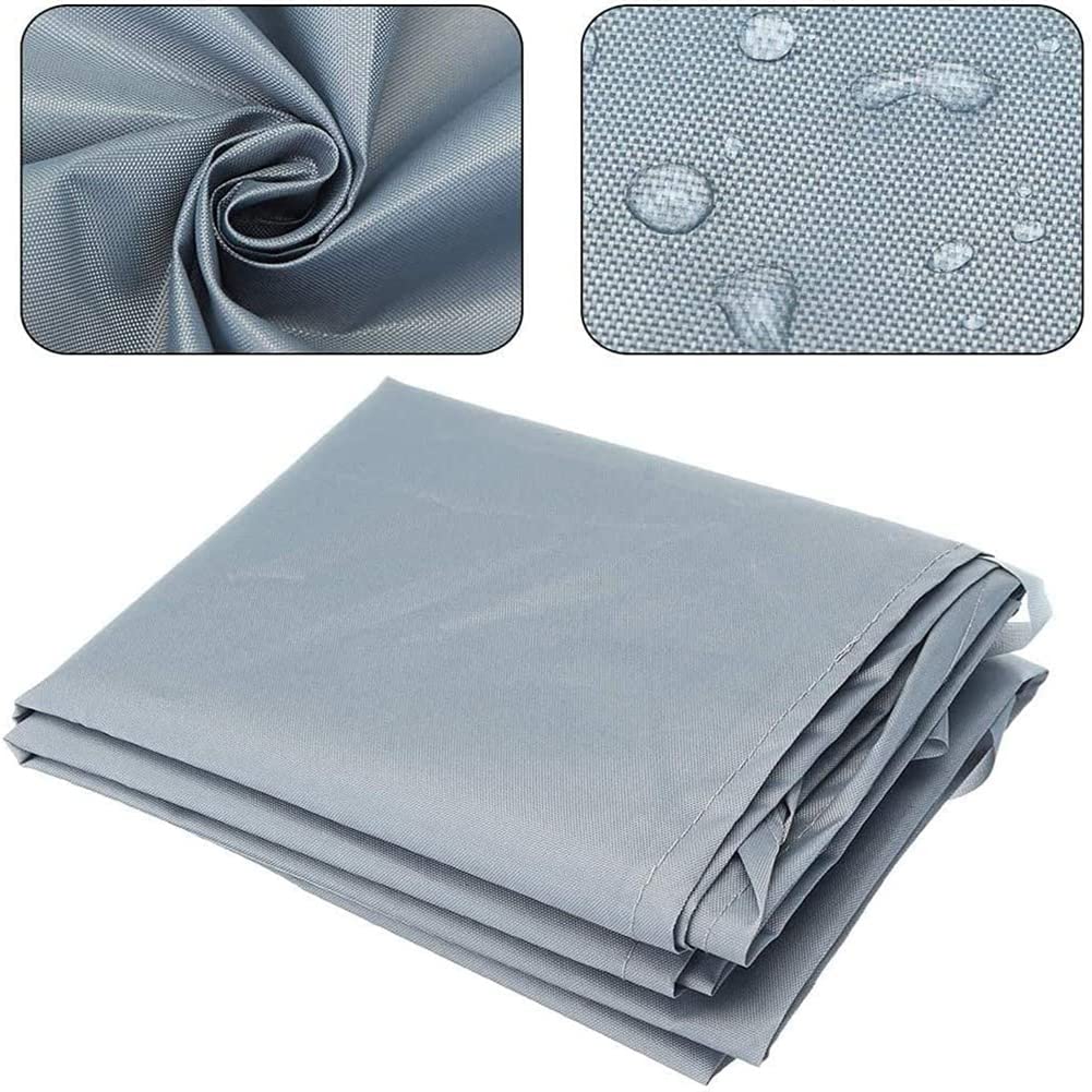 Funda Protectora Toldos, 420D Oxford Tarpaulin Awning Bolsa de Almacenamiento Solar Impermeable contra la Nieve de Polvo, para Patio Cubierta Retráctil, Jardín Al Aire Libre y Muebles (3M Gris)