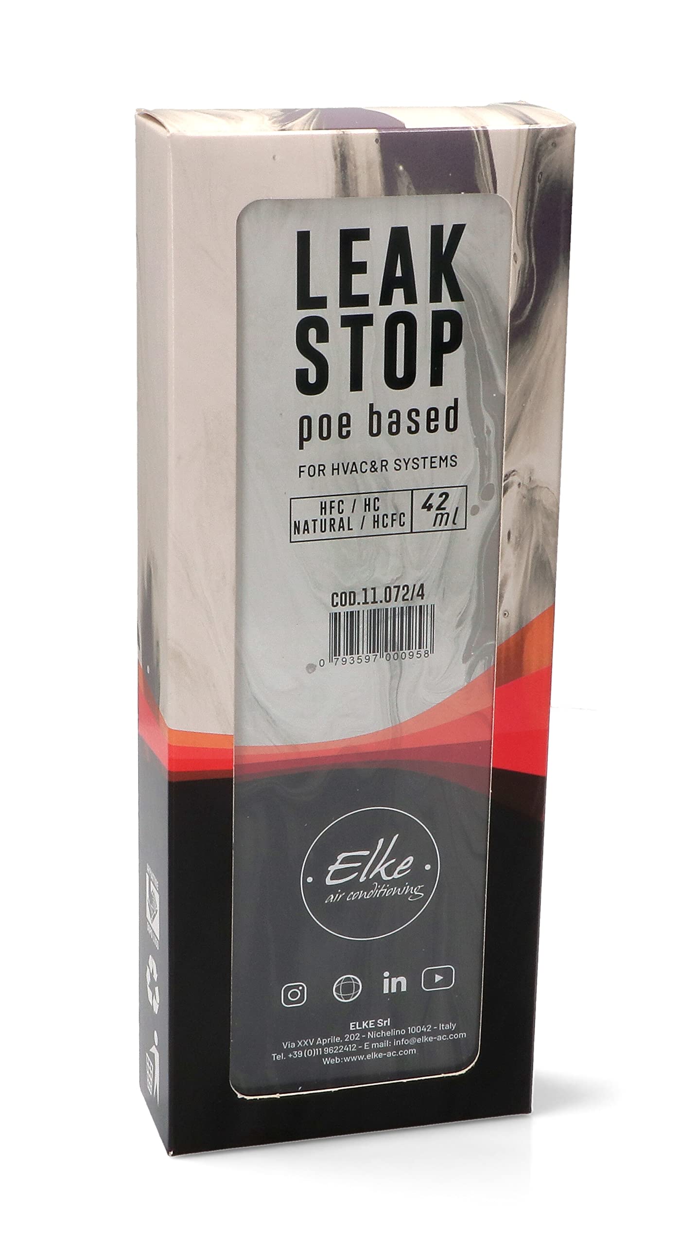 TURAFALLE 42ml CLIMATIZZATORE BLOCCA PERDITE GAS R134A R407C R22 R404A R600 R410 con beccuccio e valvolina spillo 1/4"