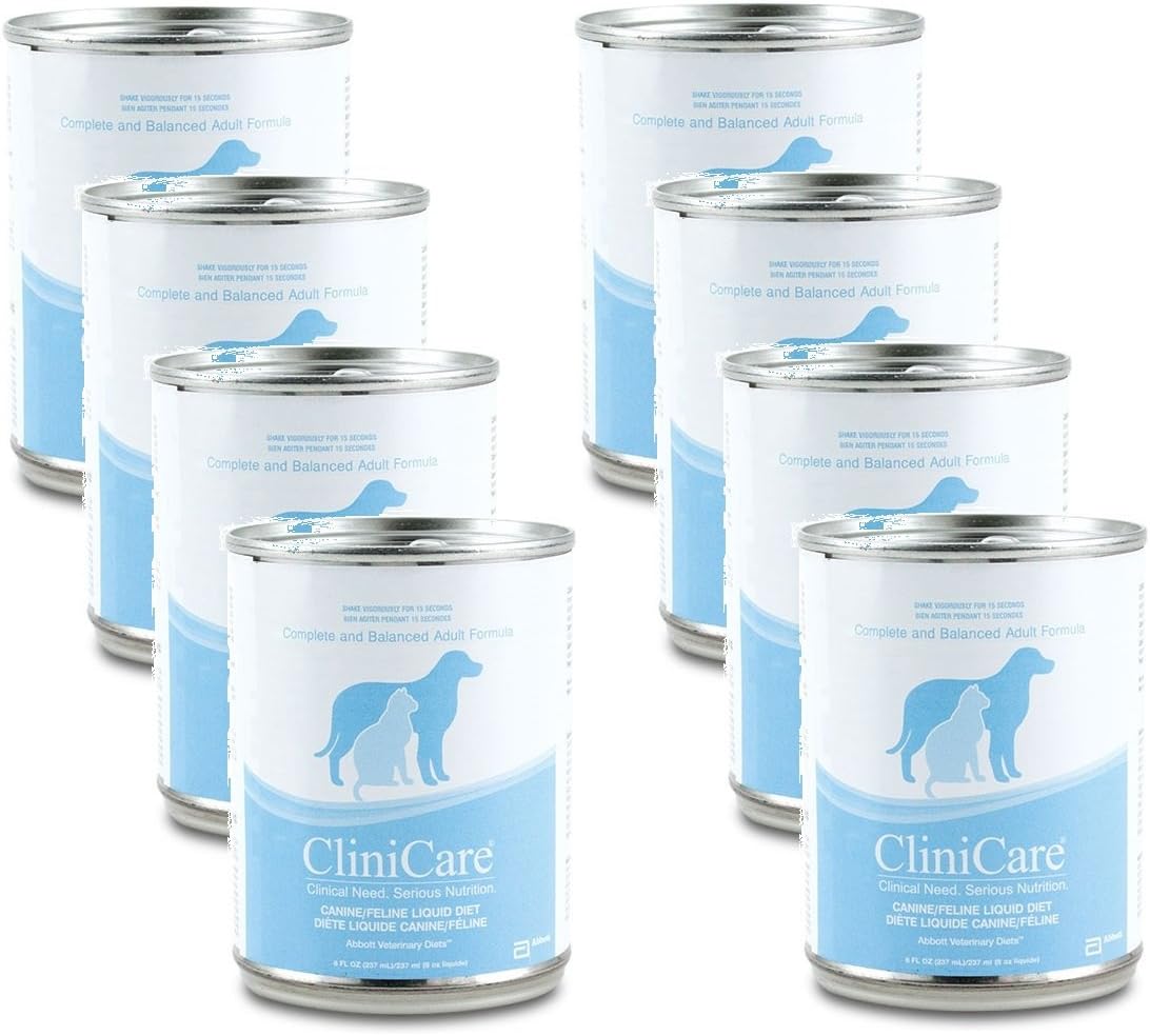 Clinicare 8 Pack Canine/Feline Liquid Diet, 8 oz