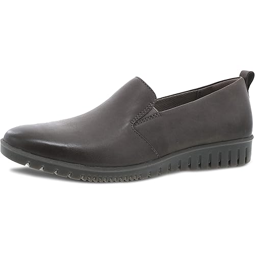 Dansko Women's Linley Lightweight Loafer - Leather Uppers and Blown Rubber Outsoles are Durable and Flexible - Versatile Casual to Dressy Footwear