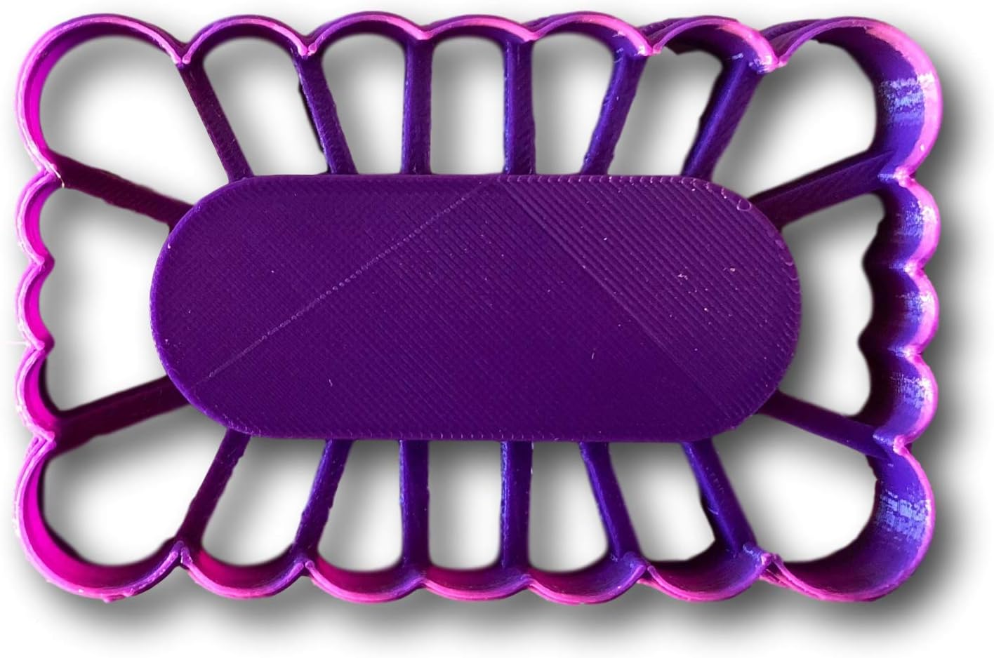 Thumbprint Rectangle Cookie Cutter (2.5")