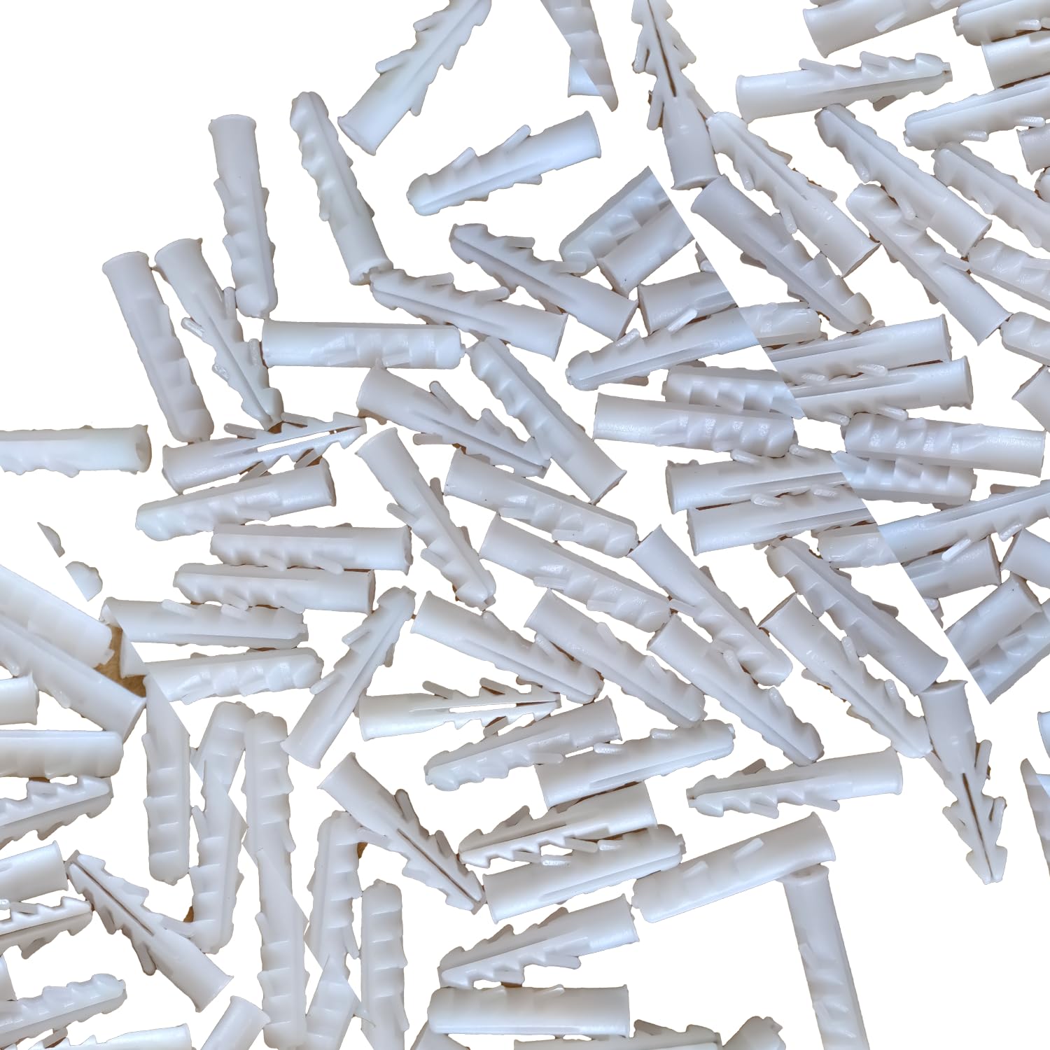 Plastic Wall Plugs, White, Expansion Anchor Fixings, Brick and Concrete, Bulk Pack,6mm PVC Fisher-image-19