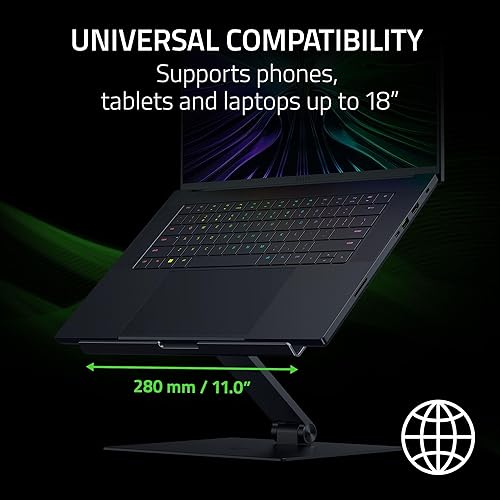 Miniatura 4 de Razer Soporte ajustable para portátil compatible con teléfonos, tabletas, computadoras portátiles, Macbooks de hasta 18 pulgadas - Altura e