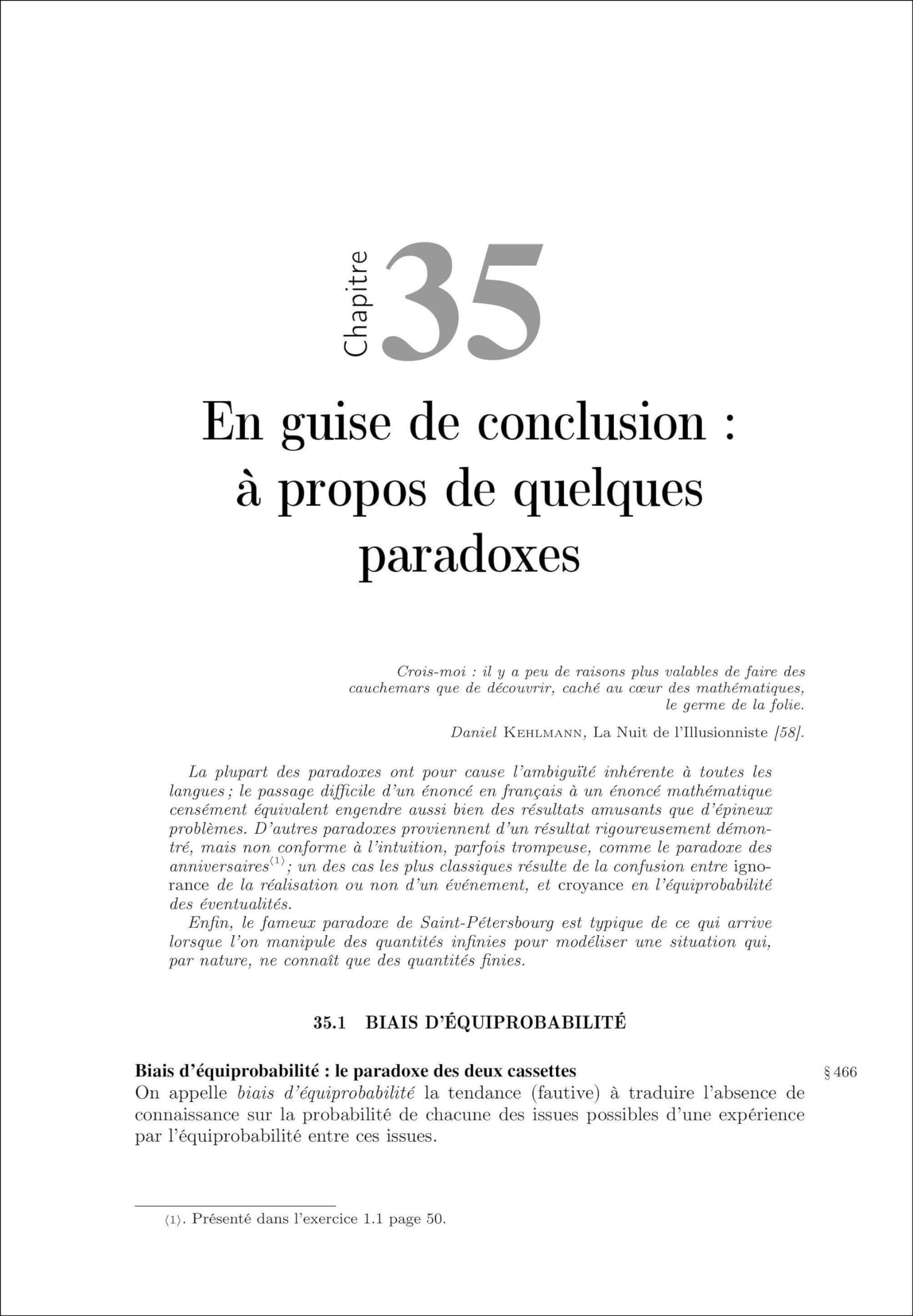 Probabilités pour les non-probabilistes