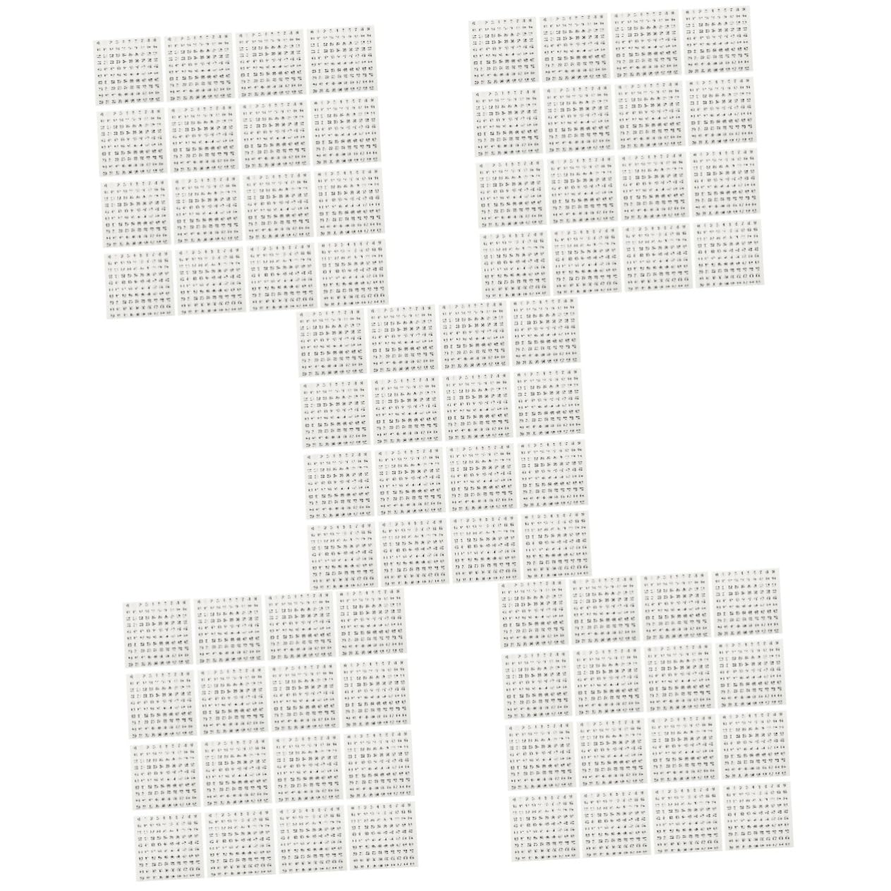 HOMSFOU 100pezzi Adesivi Numerici Per Etichettatura Etichette Autoadesive Per Contenitori e Barattoli Adesivi Per Classificazione e Organizzazione Di Oggetti